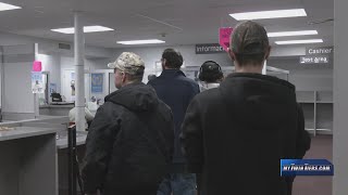 People experience long lines at Chemung County DMV