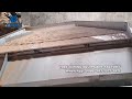 Dry type mineral gravity separation shaker table air shaking table