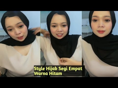 Style Hijab Ketat | Hijab segi empat Tante bohay watermelon Jumbo | Hijab Semok