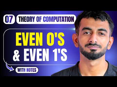 07 | DFA Example 6 | Even 0's And Even 1's | Finite Automata | Theory of Computation