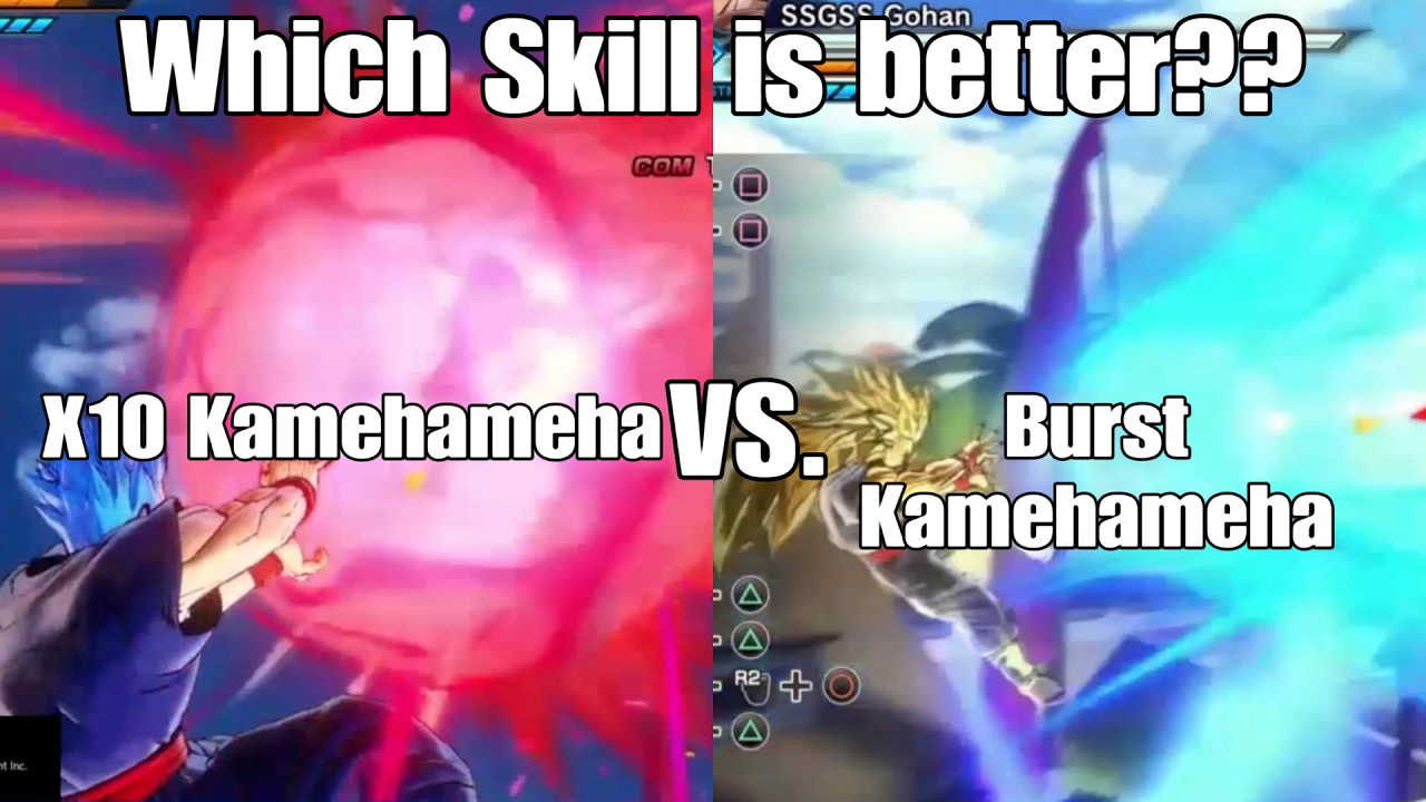 Xenoverse 2 Skill Test Burst Kamehameha Vs. X10 Kamehameha? Battle of