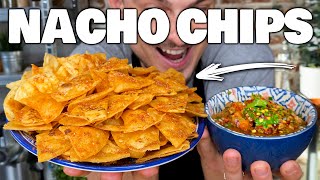 HOMEMADE Nacho Chips🌽🇲🇽 🇺🇸 QUICK and EASY | From Scratch