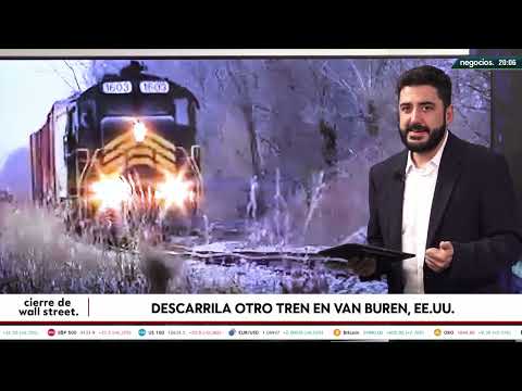 Descarrila otro tren en EEUU, en Van Buren, y ya se habla de las condiciones de los maquinistas