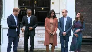 Obama Completes Royal Visit with Princes