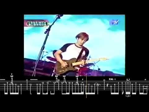 这又长又难的海阔天空尾奏SOLO（1999年MTV夏日音乐高峰会版）（送谱和伴奏）你要不要吧！