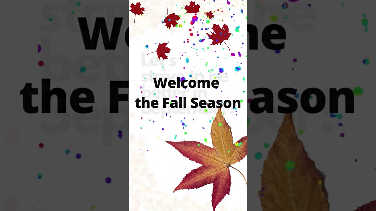Welcome September🍁