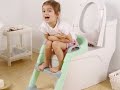 Детское сиденье-накладка на унитаз с лестницей складное с ручками  Morning Sun Porta-potty