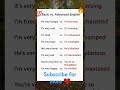 🎯Basis vs advanced English expressions ❤️|learn English easily|stop saying ''very''#english #fyp