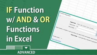 Excel: Fungsi IF digabungkan dengan fungsi AND dan OR oleh Chris Menard