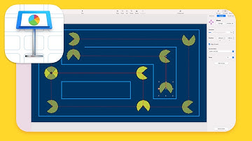 Motion path tool - How to animate Pac-Man in Apple Keynote