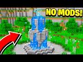 How to Build a WORKING FOUNTAIN in Minecraft! (NO MODS!)