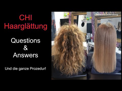 Video: Chemische Haarglättung - Bewertungen, Mittel