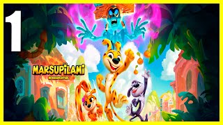Marsupilami: Hoobadventure - Parte 1"Playa Palombiana" Gameplay - En Español - No comentado
