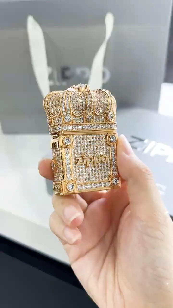 Zippo Lighter Full Crystals Luxury Collection from Japan #zippo