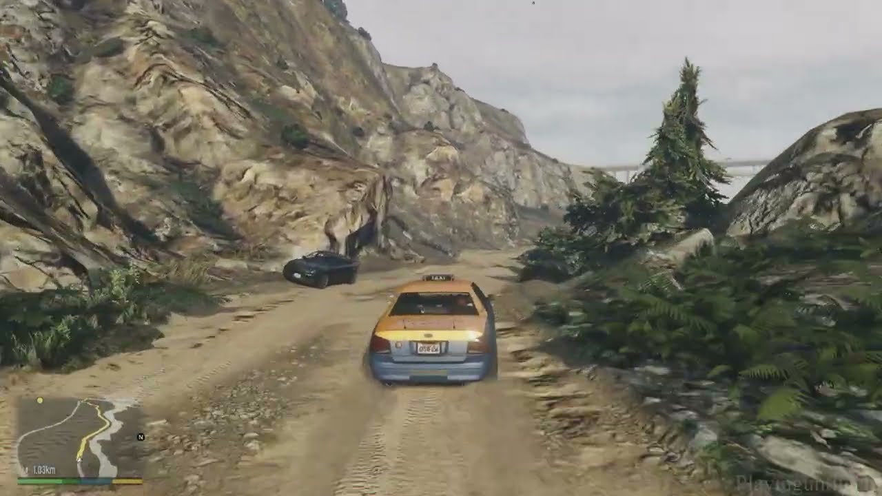 Trabajando como Taxista en GTA V 62# [PS4].