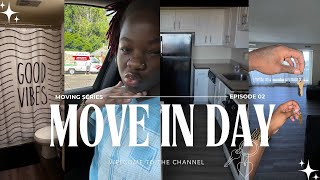 Moving series| Eps 2🏡: Move In Day!!! + empty apartment tour | First apartment at 19‼️