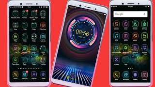 OPPO Amazing Neon Lights Theme. OPPO Useful Theme screenshot 2