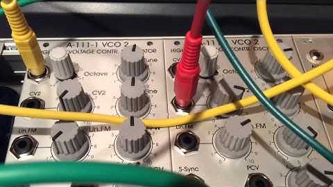Doepfer A111 sync demo