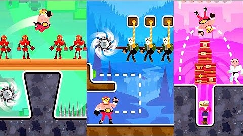 Punch Bob android gameplay walkthrough | fighting game |Tricky puzzle part 4