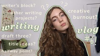 a chill and chatty writing day 💚 // writing vlog #6