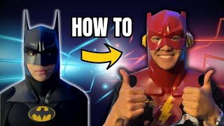 Making the Flash Cowl from a Batman Cowl!