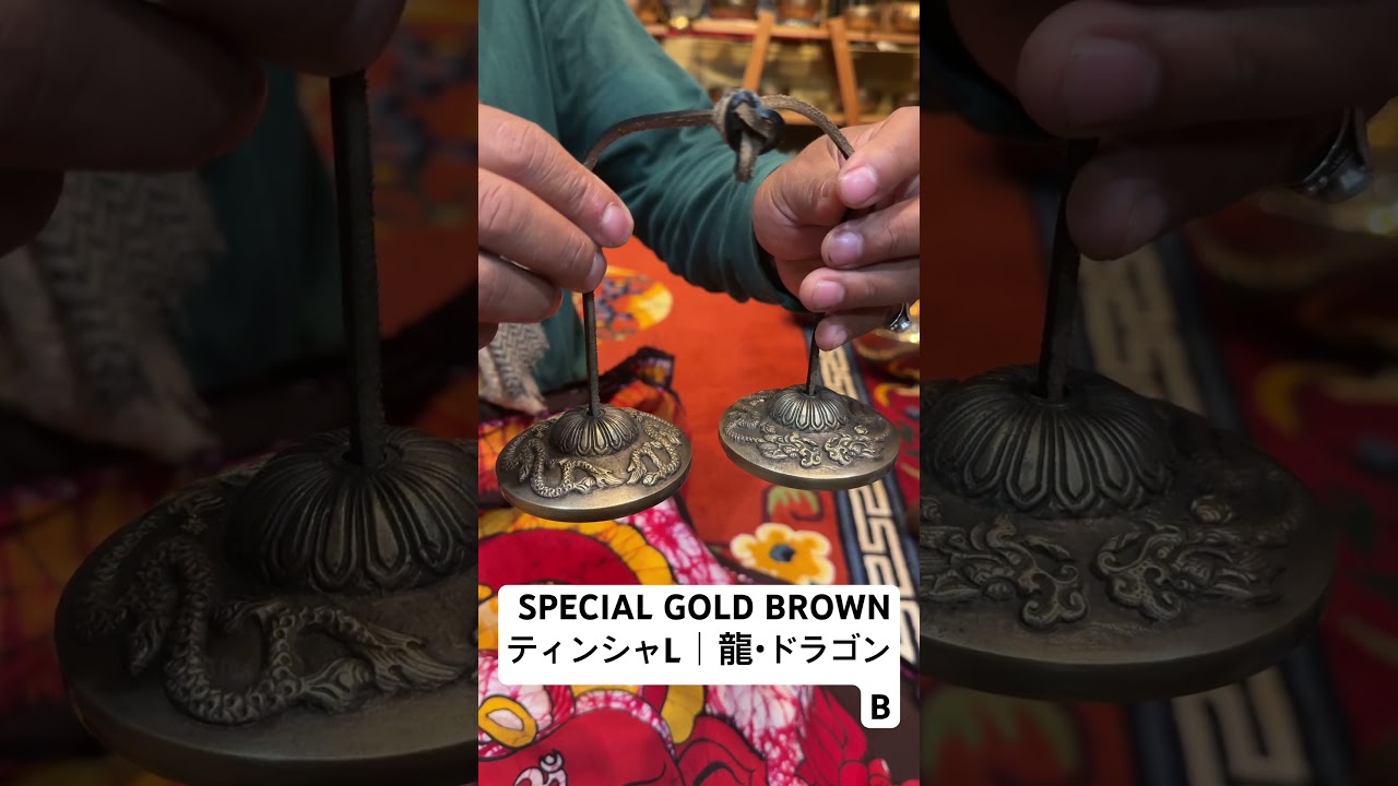 SPECIAL GOLD BROWN ティンシャ｜龍・ドラゴン｜専用ケース付 SPECIAL GOLD BROWN ティンシャL｜龍・ドラゴン｜専用ケース付｜送料