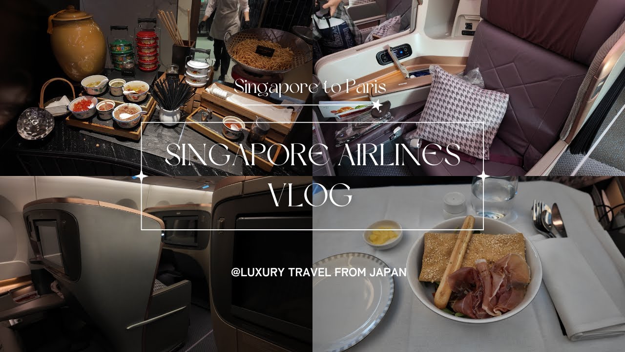 Flying Singapore Airlines to Paris ✈️ | Changi SilverKris Lounge & Amazing Inflight Meals