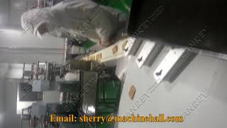 Waffles factory, waffles packaging machine, biscuit packaging system