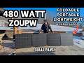 ZOUPW 480W Bifacial Portable Solar Panel Review: Lighter Than 450w + More Power