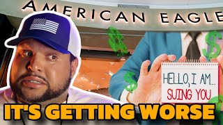 American Eagle SUES their OWN MALL San Francisco is OUT OF CONTROL