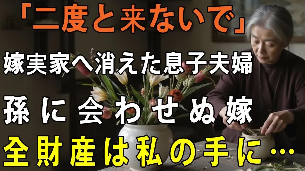 出産後、嫁実家へ消えた息子夫婦へ「絶縁宣言」。25年間隠してきた1億円の預金を下ろし、自由を選んだ72歳母の大逆転劇【シニアライフ】【60代以上の方へ】