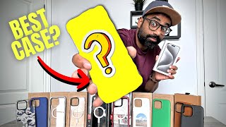 I try some of the BEST iPhone 15 Pro Cases! [RhinoShield, Andar, Ghostek]