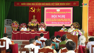 Tổ đại biểu HĐND tỉnh tiếp xúc cử tri huyện Yên Định