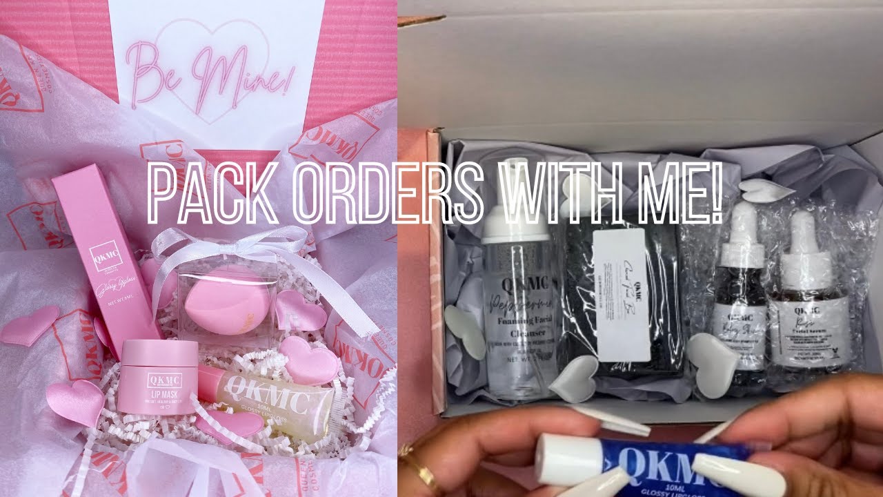 PACK ORDERS WITH ME 🤍💰 LIFE OF A ENTREPRENEUR 2021