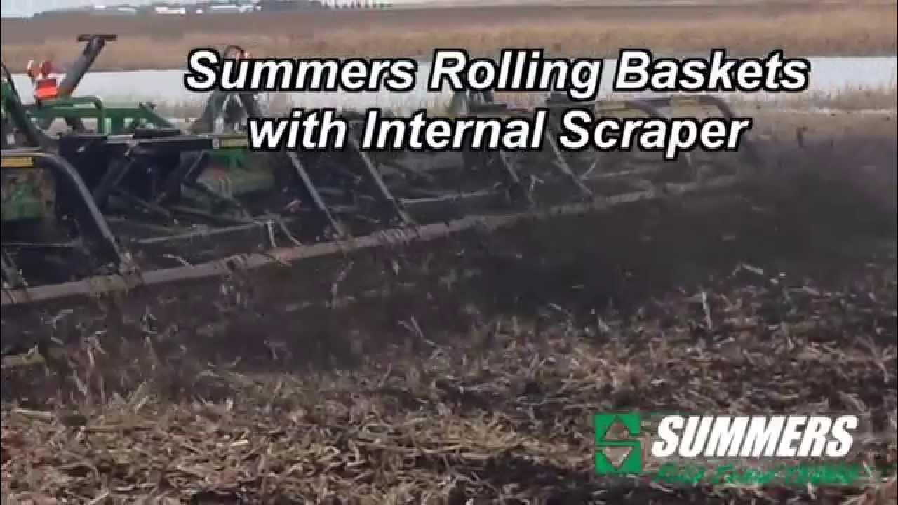 Summers Rolling Baskets with Internal Scrapers YouTube