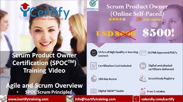 iCertify | SPOC | Chap: 1 | Agile and Scrum Overview | Video 6 | Scrum Principles