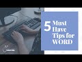 Microsoft Word, Beginners Tutorial