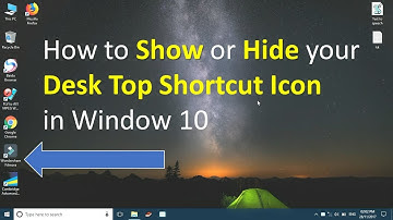 How to show or hide Desktop shortcut Icon