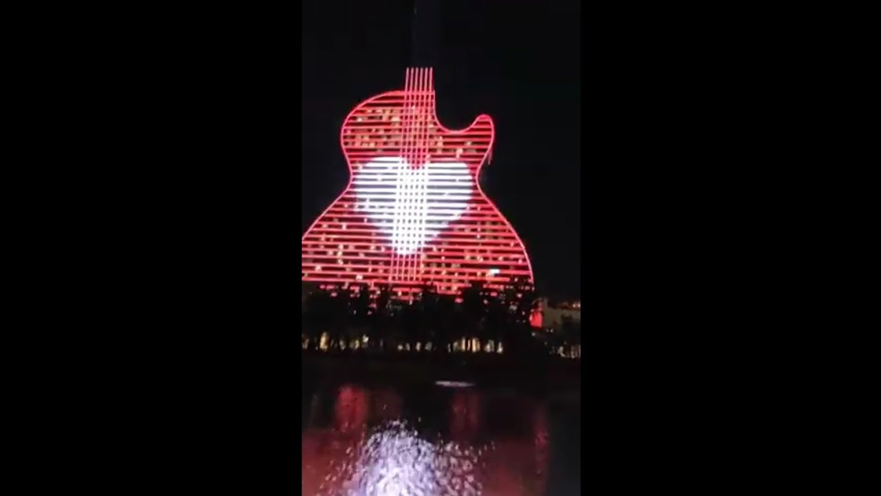 Guitar Hotel Light Show & Tears YouTube