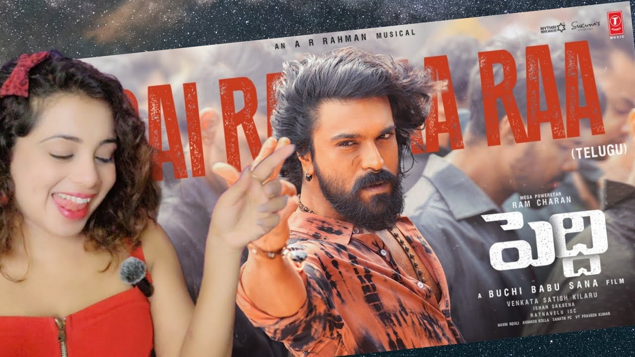 Rai Rai Raa Raa Song (Telugu) | REACTION | Peddi | Ram Charan | Janhvi | Buchi Babu Sana | AR Rahman
