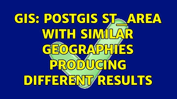 GIS: PostGIS ST_Area with similar geographies producing different results