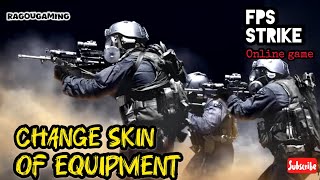 كيفية تغيير مظهر معداتك في لعبة FPS Strike screenshot 5