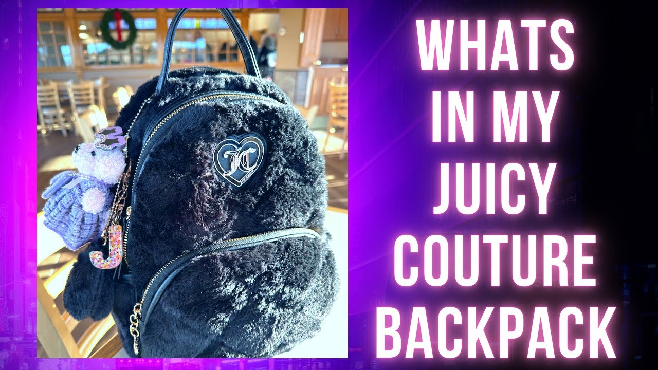 ?Juicy Couture Let\'s get cozy Backpack Juicy Couture Crystal Pink Clay Royal Moment Medium Backpack  main image 2