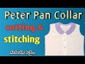 Peter pan collar cutting and stitching malayalameasy methodcee pee creation