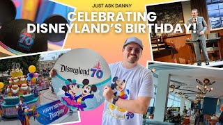 What's New at Disneyland? | Celebrating Disneyland's Birthday & Touring the New High Key Club!