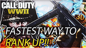 THE ULTIMATE FASTEST WAY TO RANK UP FAST ON COD WW2! PRESTIGE PER DAY!