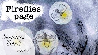 FIREFLIES!!! HOW TO MAKE A FIREFLY PAGE