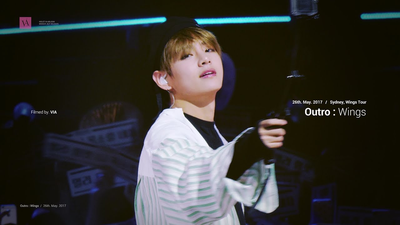 170526 방탄소년단 뷔 윙스 직캠 | BTS Outro : Wings V Focus (4K)