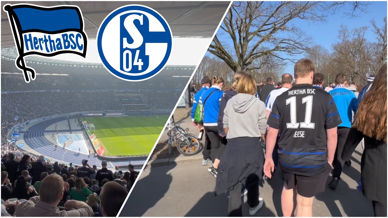 Hertha BSC vs Schalke 04 - Stadionatmosphäre - YouTube
