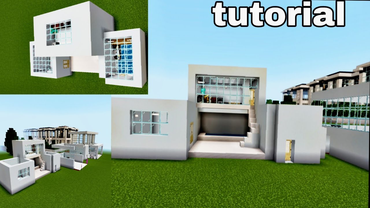 minecraft tutorial hous - YouTube